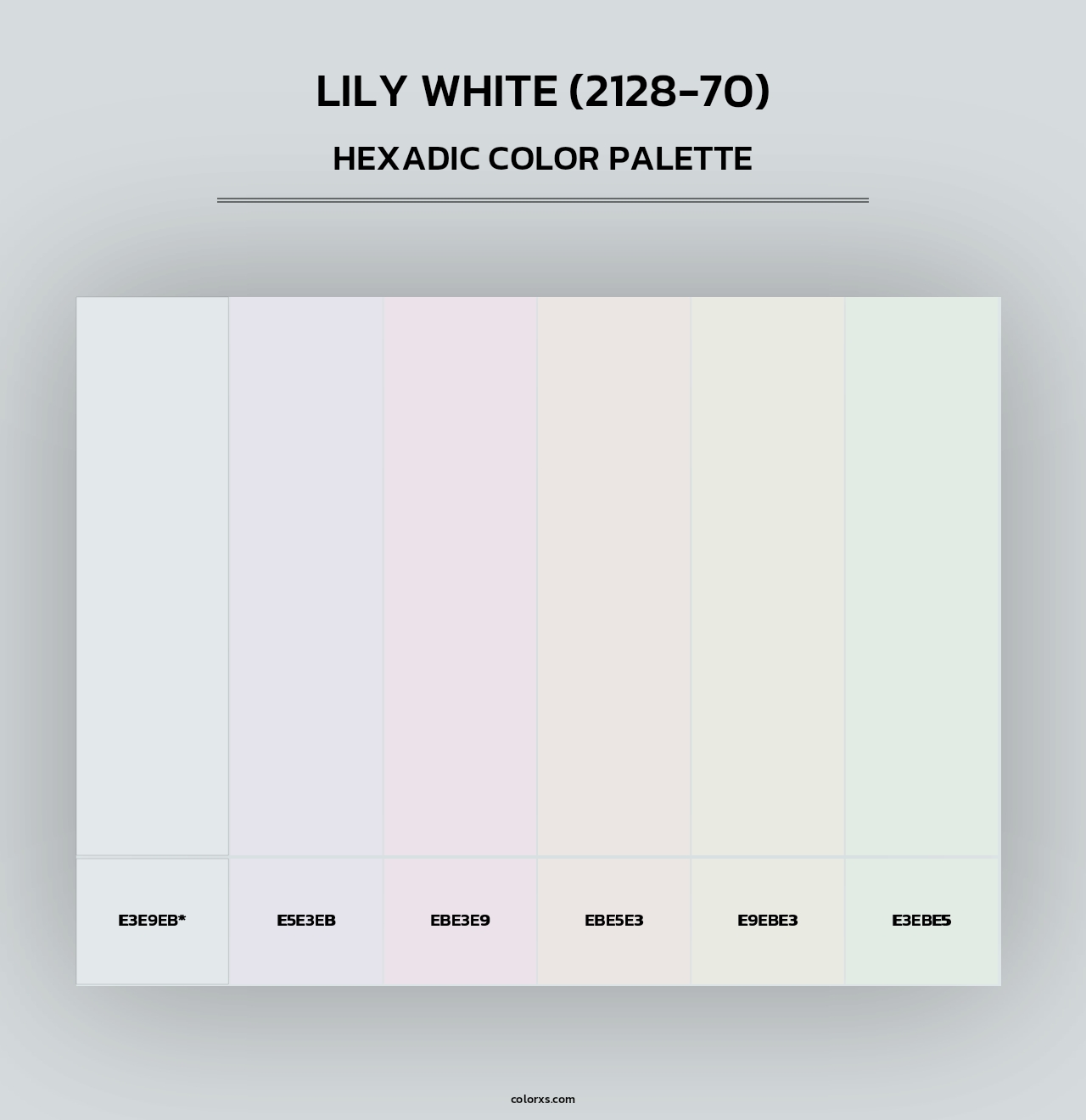 Lily White (2128-70) - Hexadic Color Palette