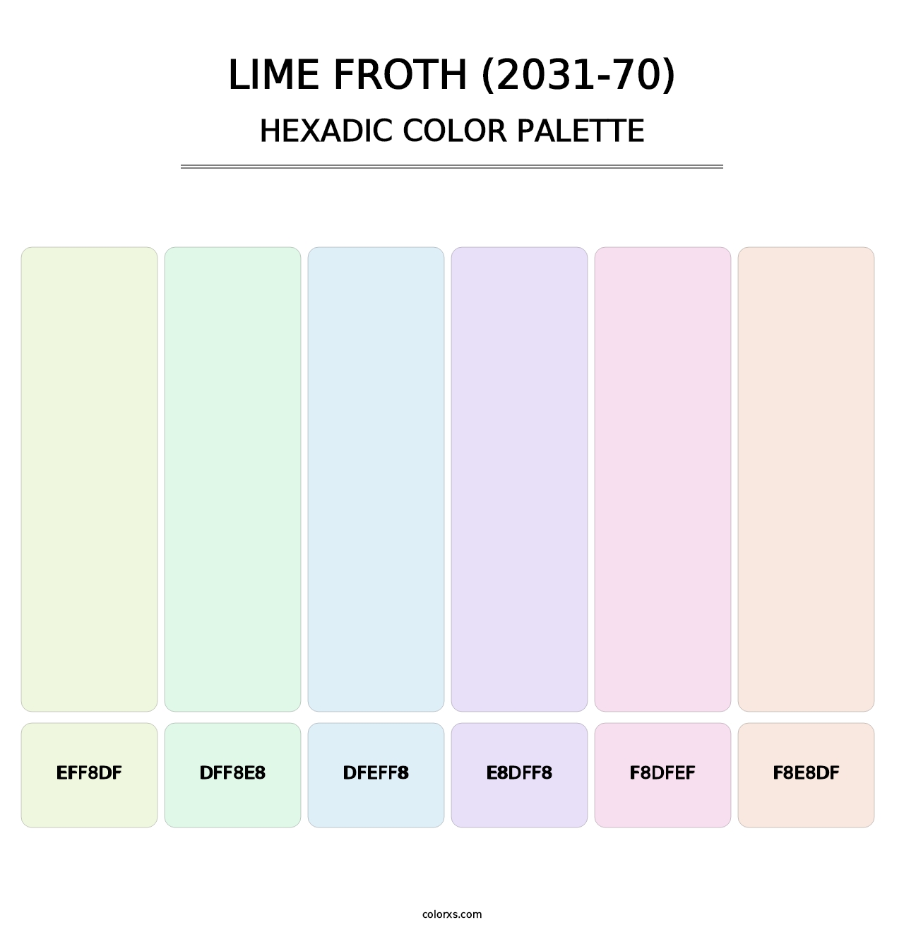 Lime Froth (2031-70) - Hexadic Color Palette