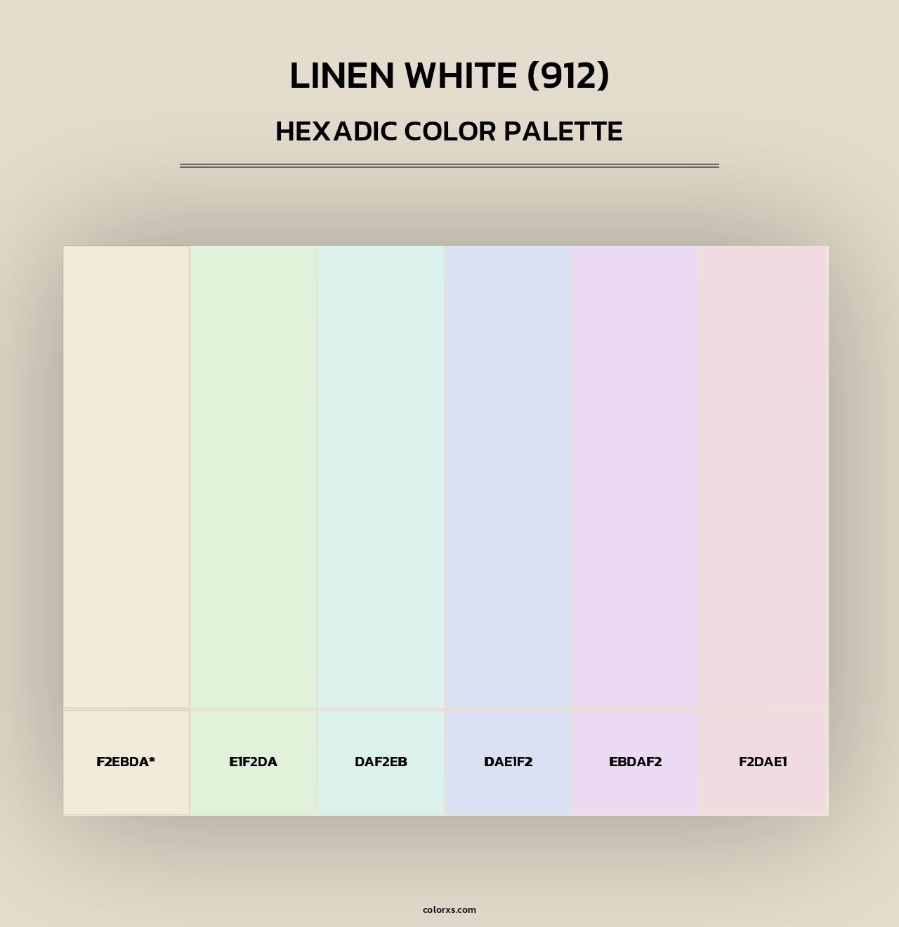Linen White (912) - Hexadic Color Palette