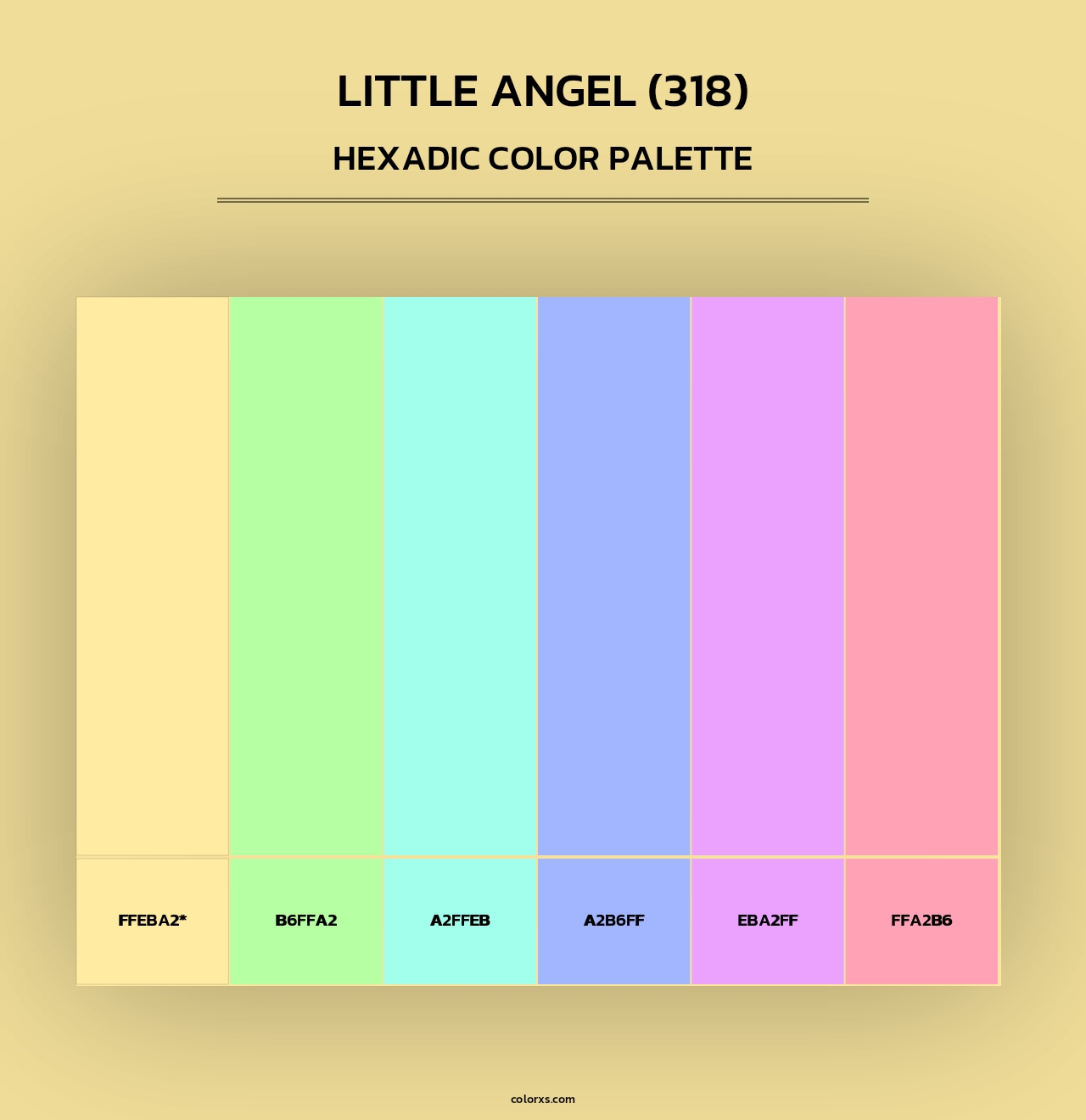 Little Angel (318) - Hexadic Color Palette