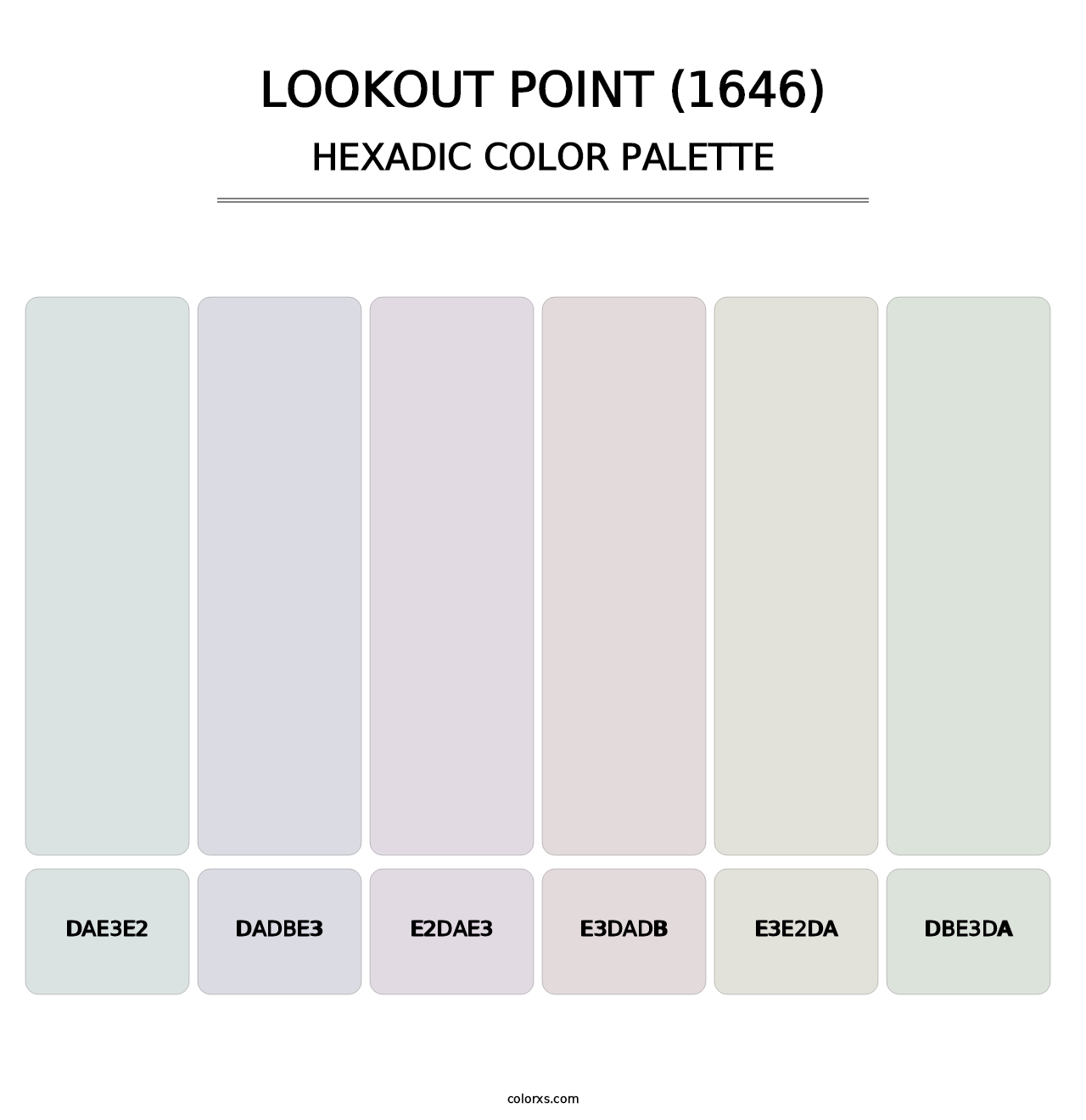 Lookout Point (1646) - Hexadic Color Palette