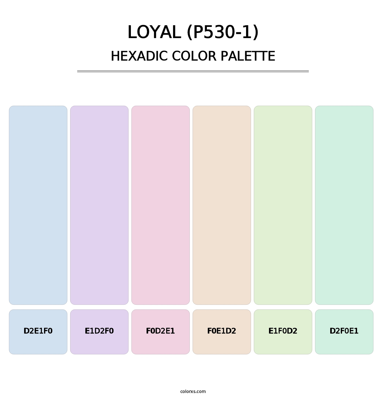 Loyal (P530-1) - Hexadic Color Palette