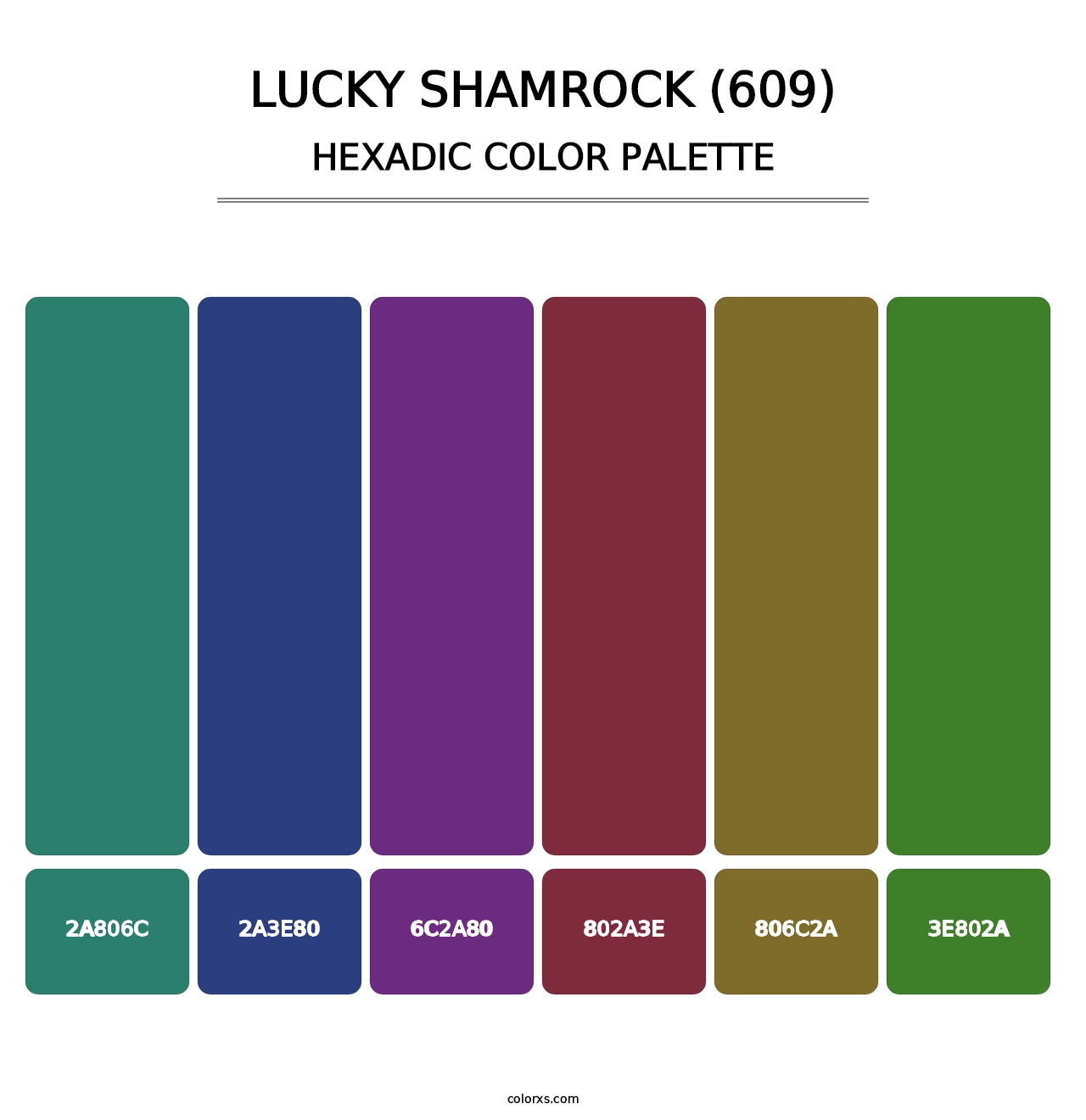 Lucky Shamrock (609) - Hexadic Color Palette