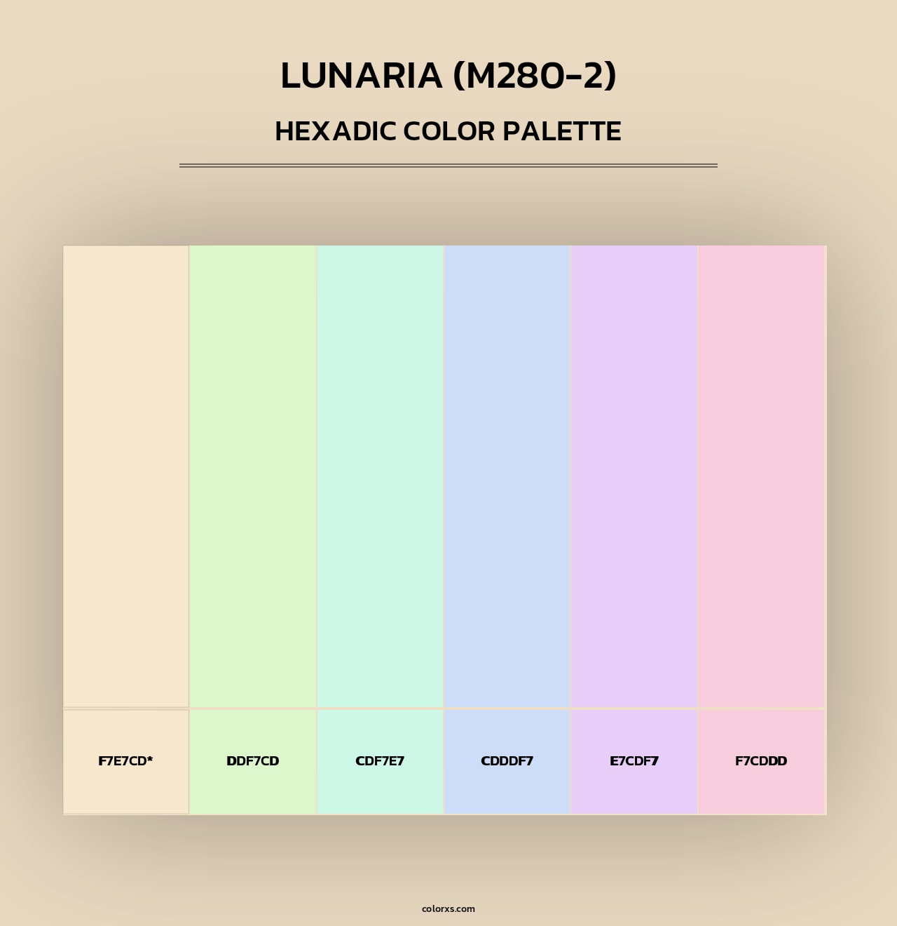 Lunaria (M280-2) - Hexadic Color Palette
