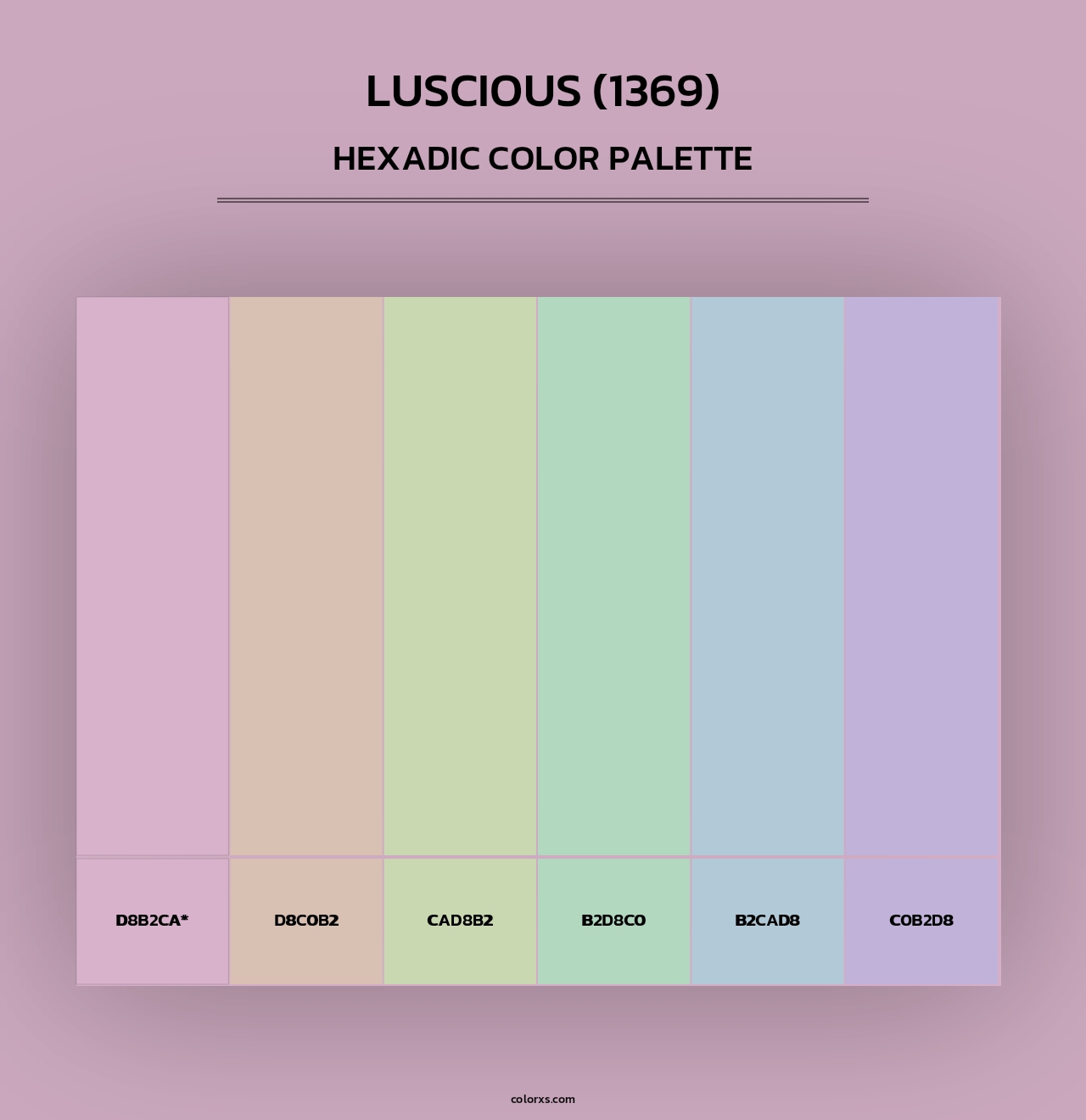 Luscious (1369) - Hexadic Color Palette