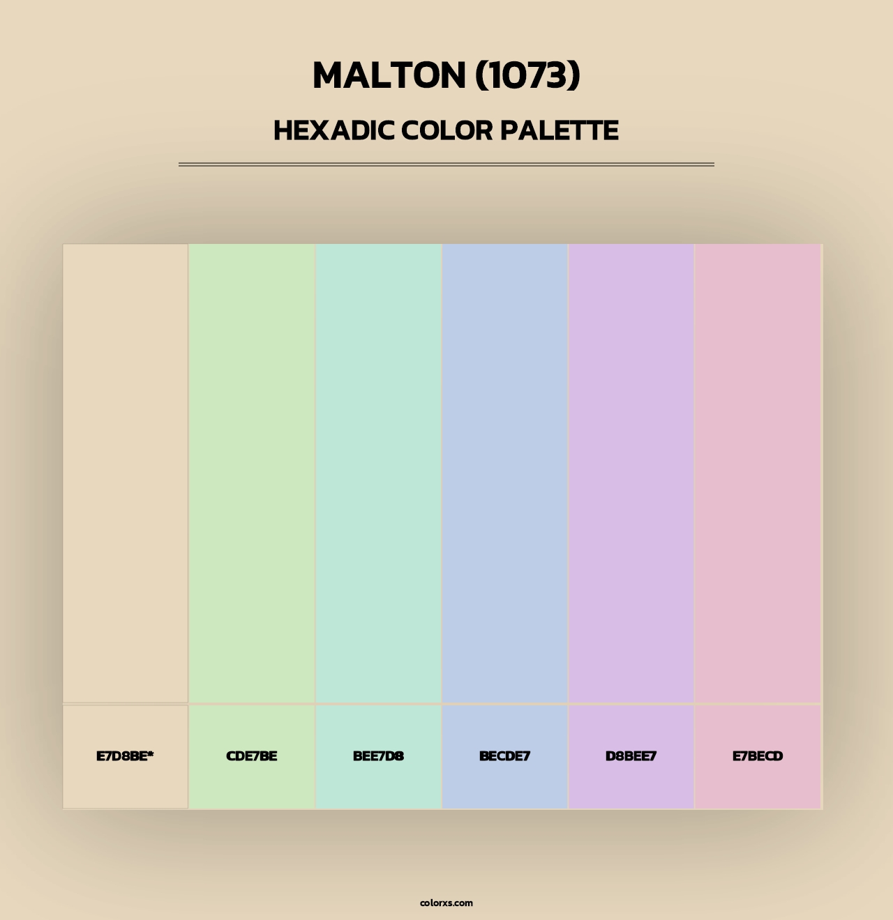 Malton (1073) - Hexadic Color Palette