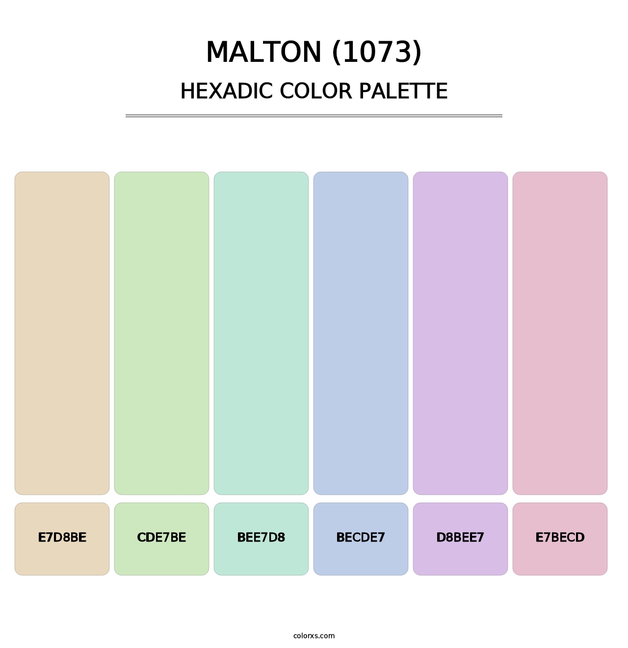 Malton (1073) - Hexadic Color Palette