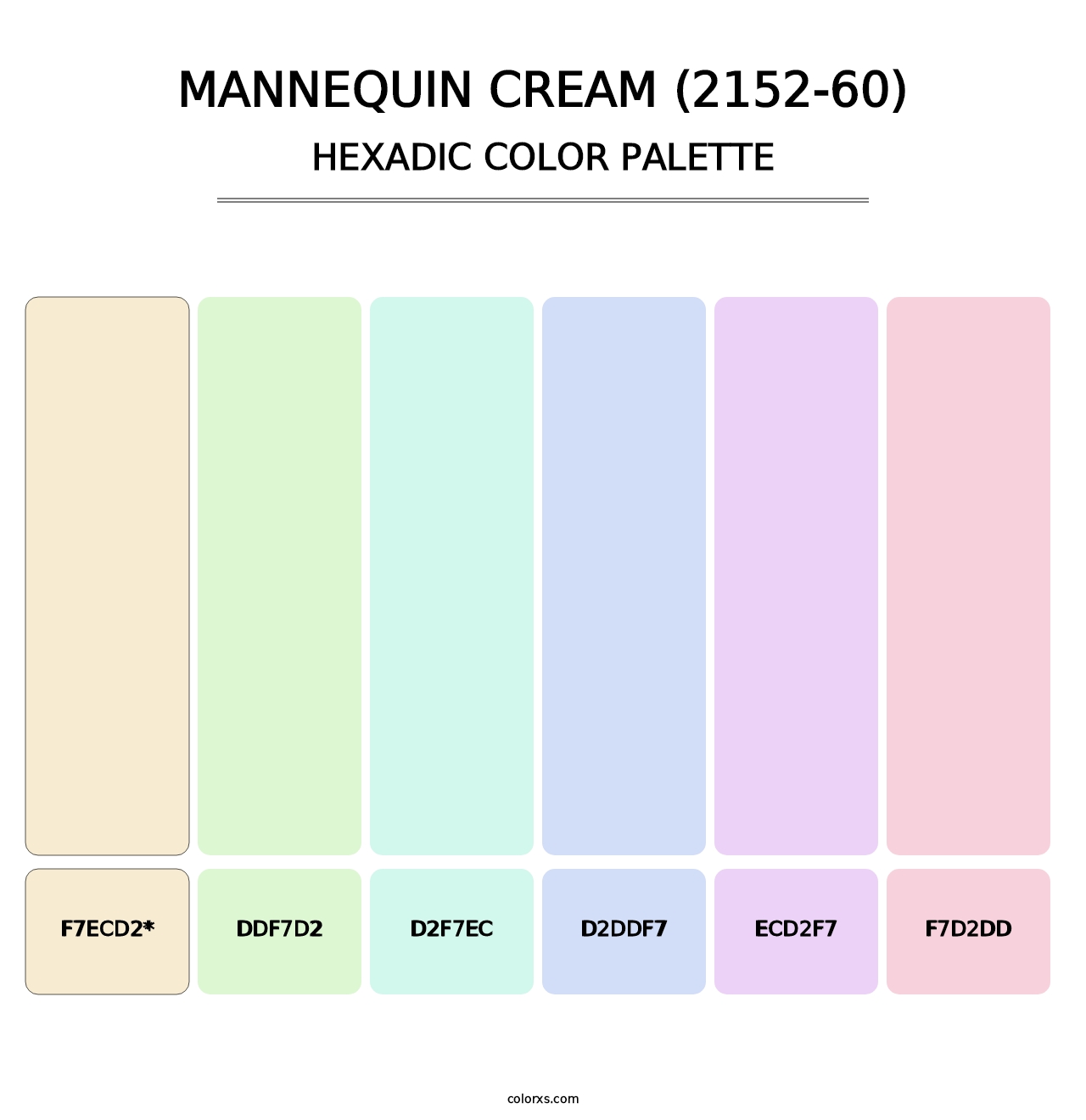 Mannequin Cream (2152-60) - Hexadic Color Palette