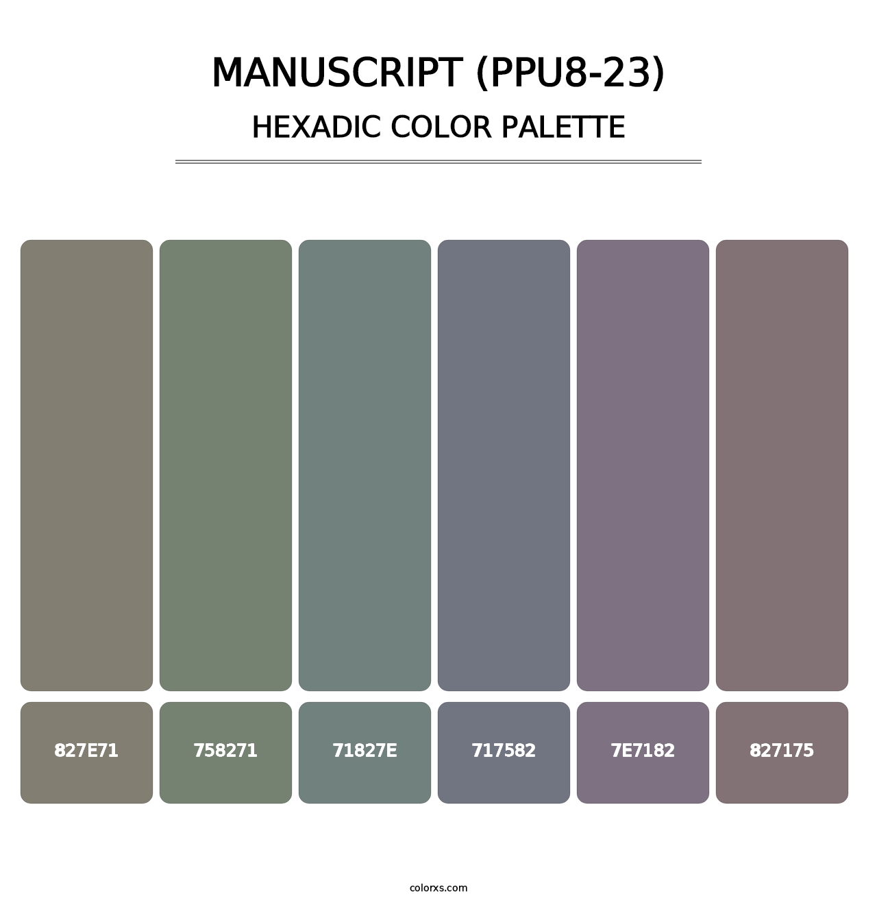 Manuscript (PPU8-23) - Hexadic Color Palette