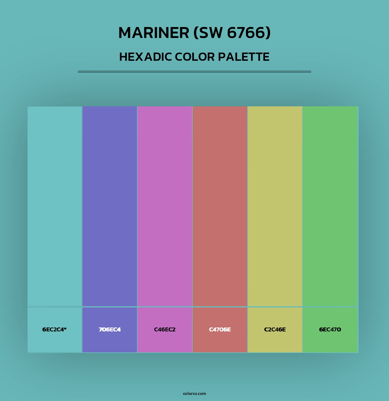 Mariner (SW 6766) - Hexadic Color Palette