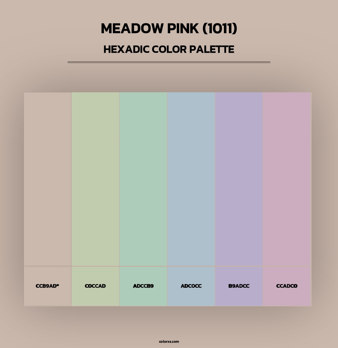 Meadow Pink (1011) - Hexadic Color Palette