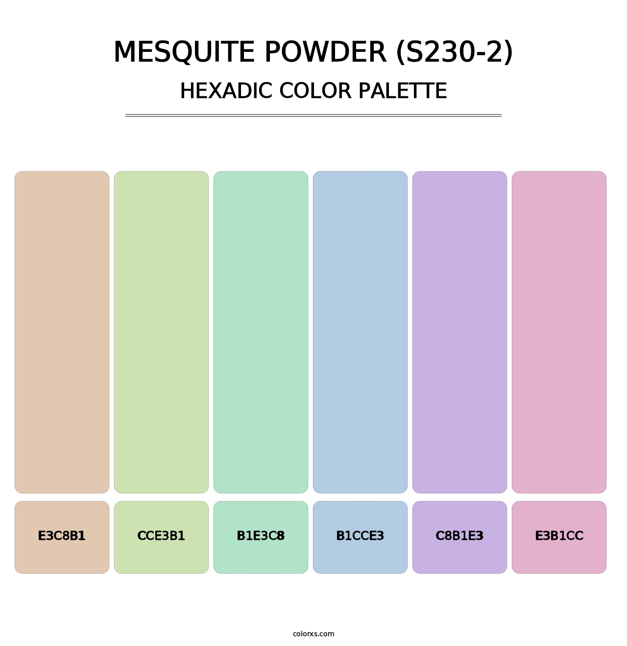 Mesquite Powder (S230-2) - Hexadic Color Palette