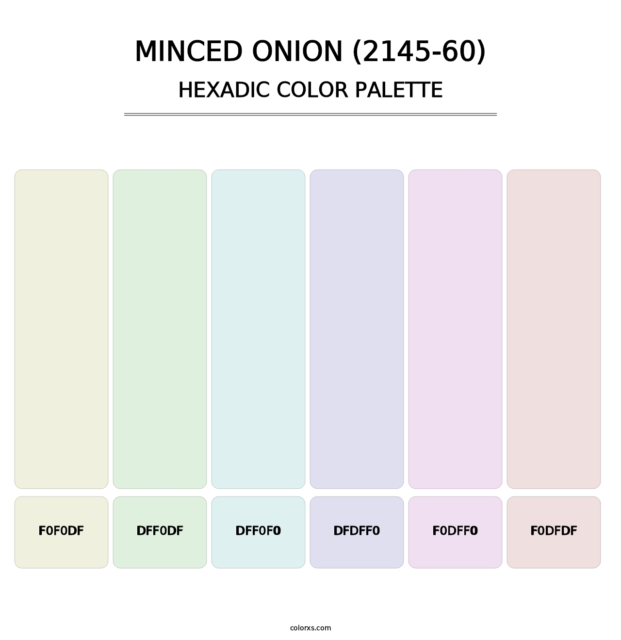 Minced Onion (2145-60) - Hexadic Color Palette