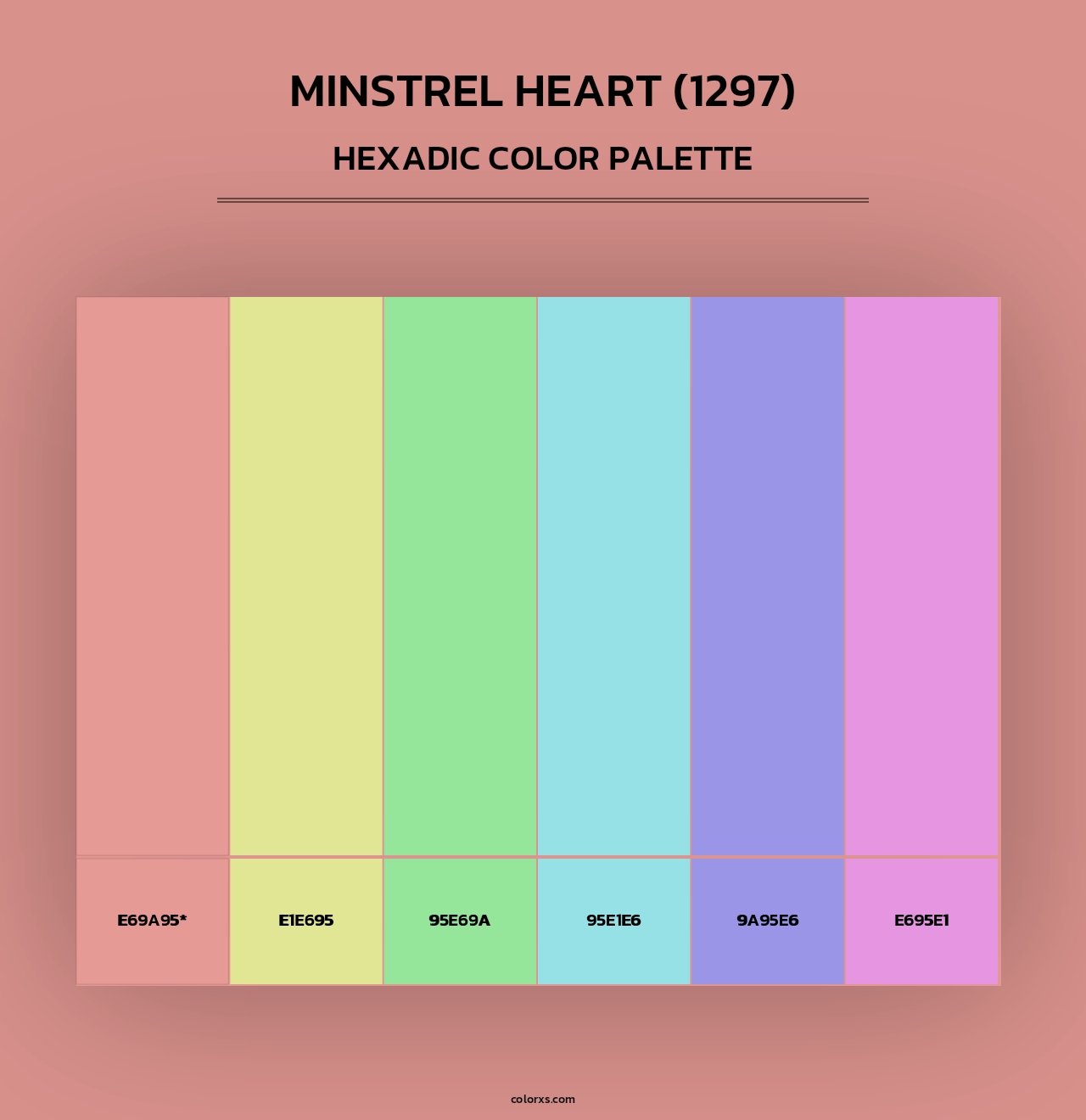 Minstrel Heart (1297) - Hexadic Color Palette