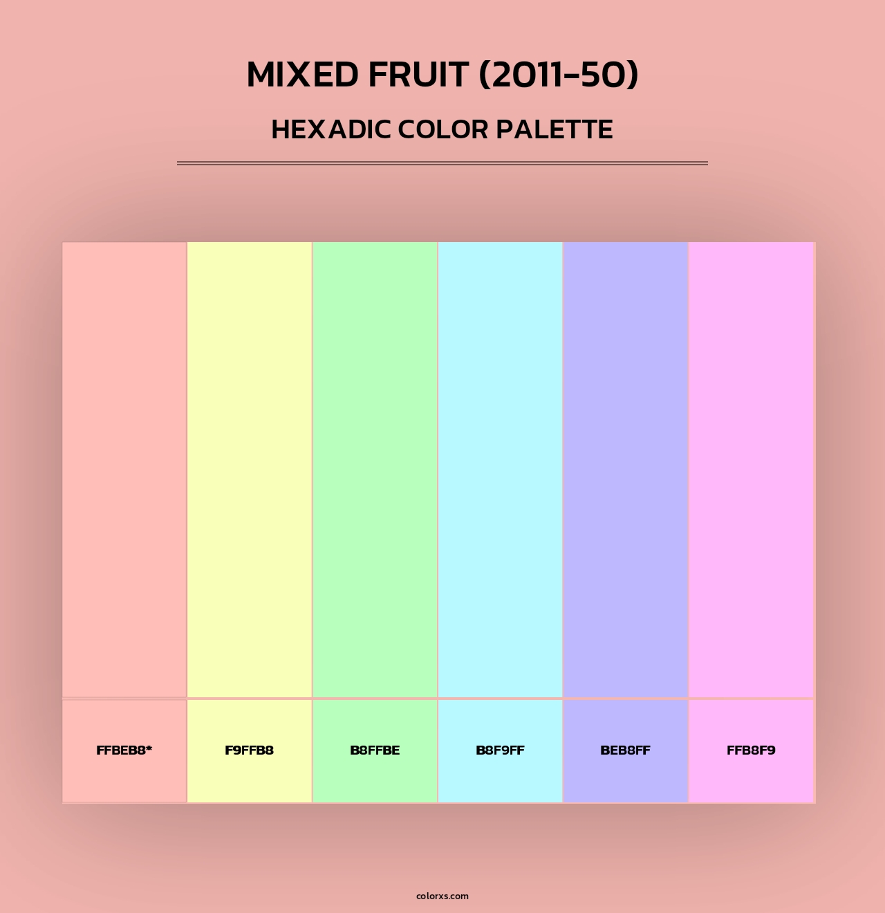 Mixed Fruit (2011-50) - Hexadic Color Palette