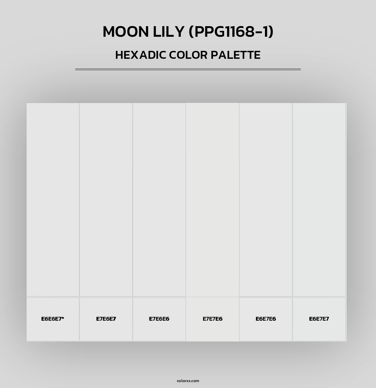 Moon Lily (PPG1168-1) - Hexadic Color Palette