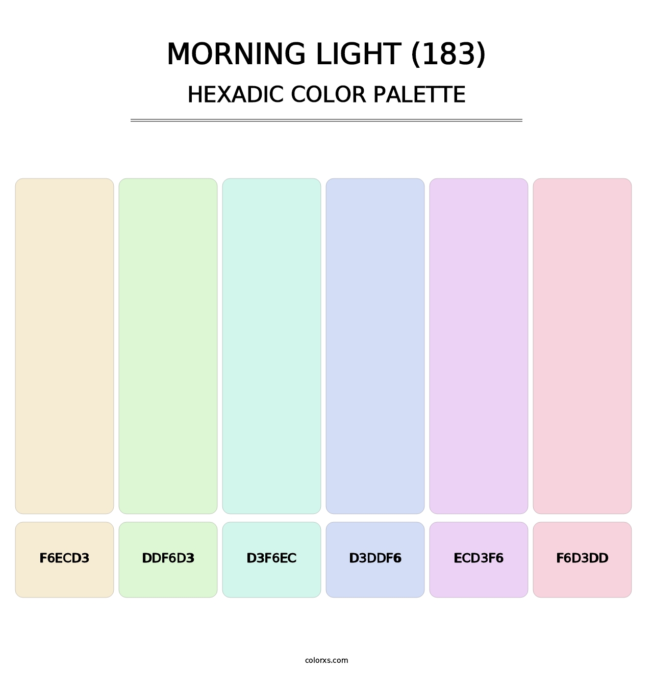 Morning Light (183) - Hexadic Color Palette