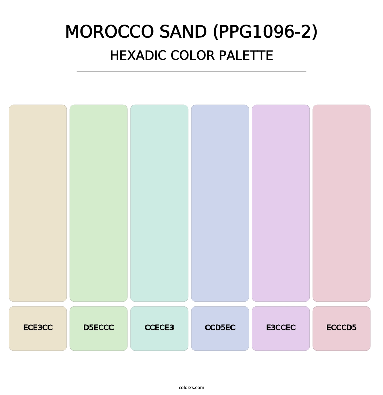 Morocco Sand (PPG1096-2) - Hexadic Color Palette