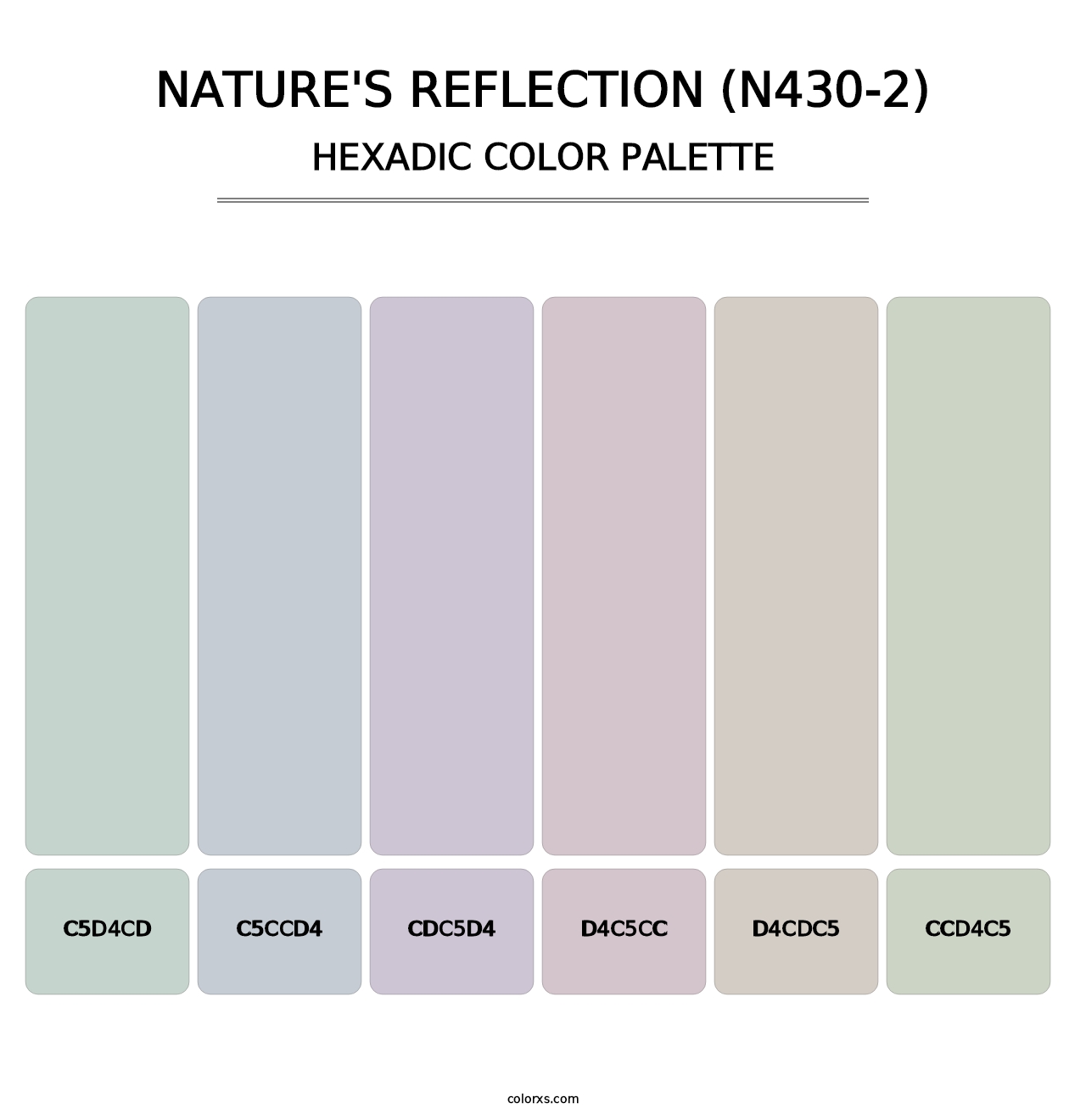 Nature'S Reflection (N430-2) - Hexadic Color Palette