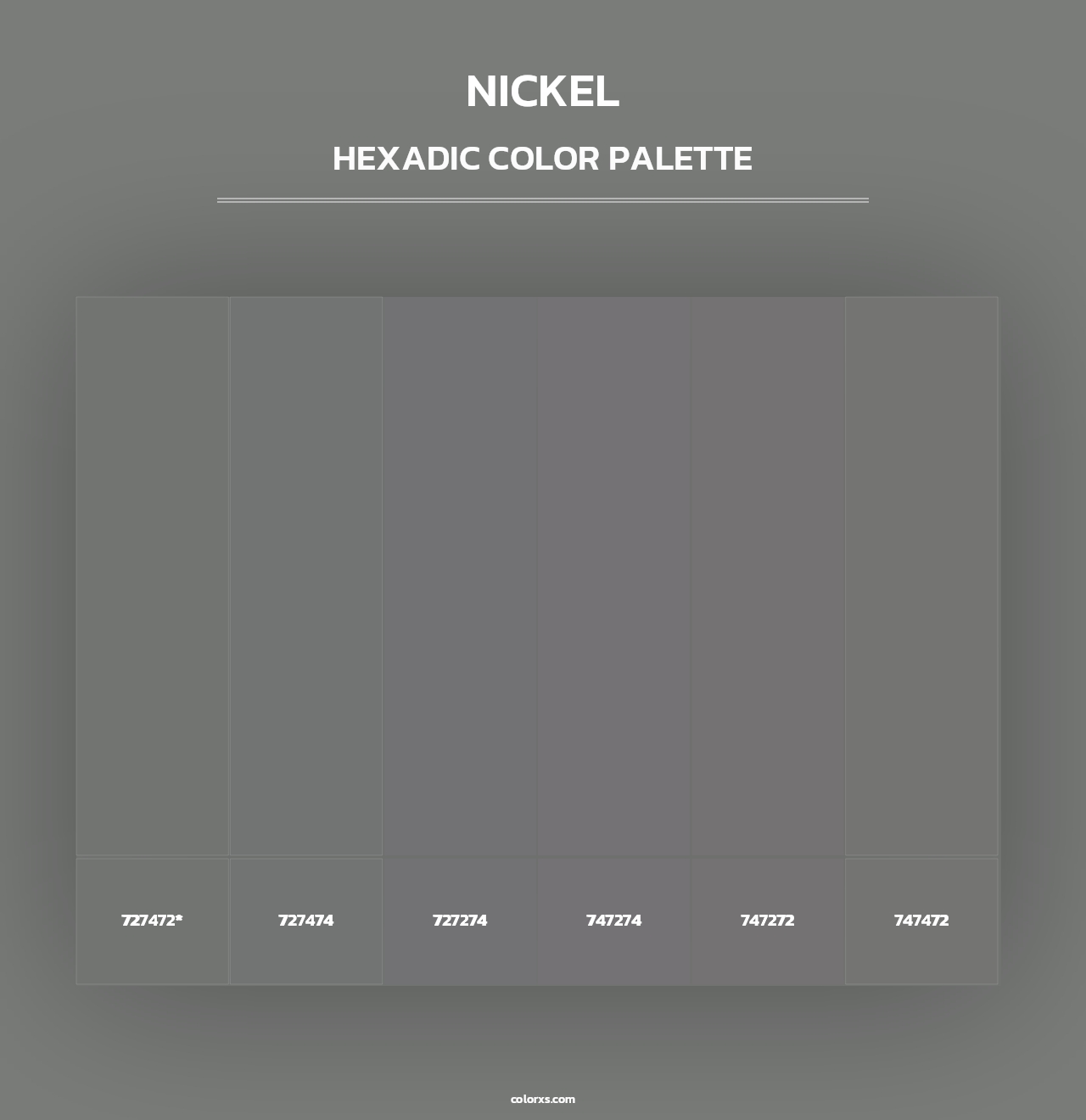 Nickel - Hexadic Color Palette