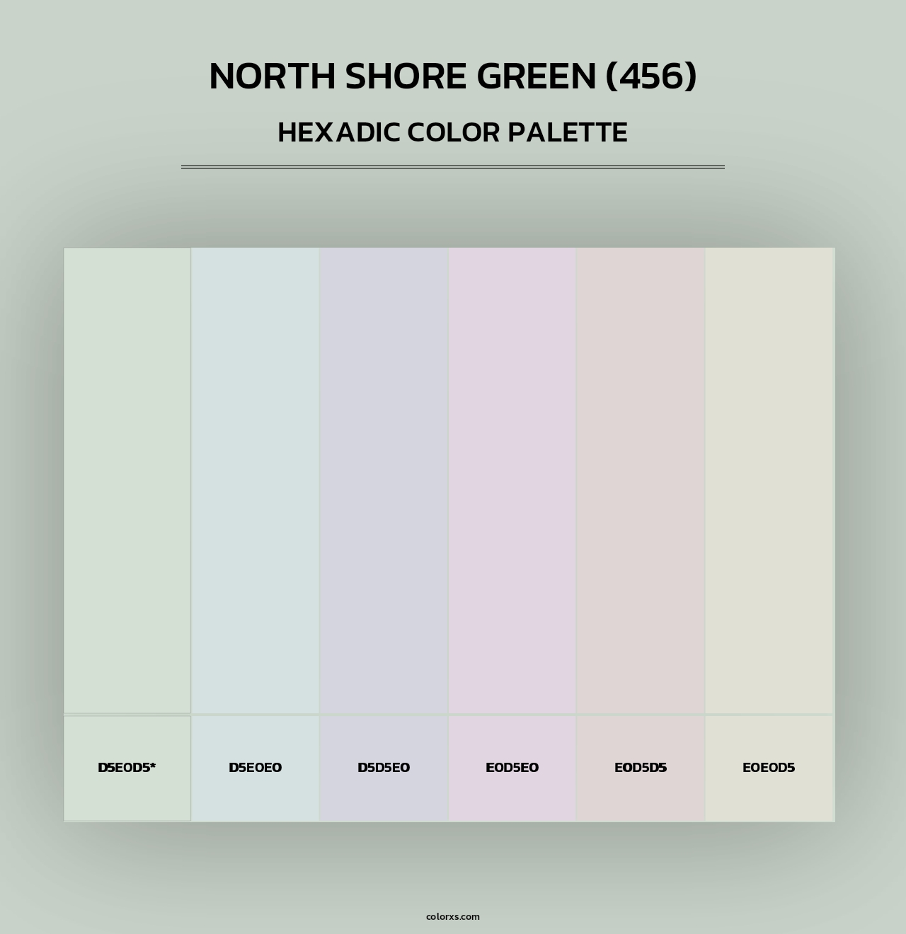 North Shore Green (456) - Hexadic Color Palette