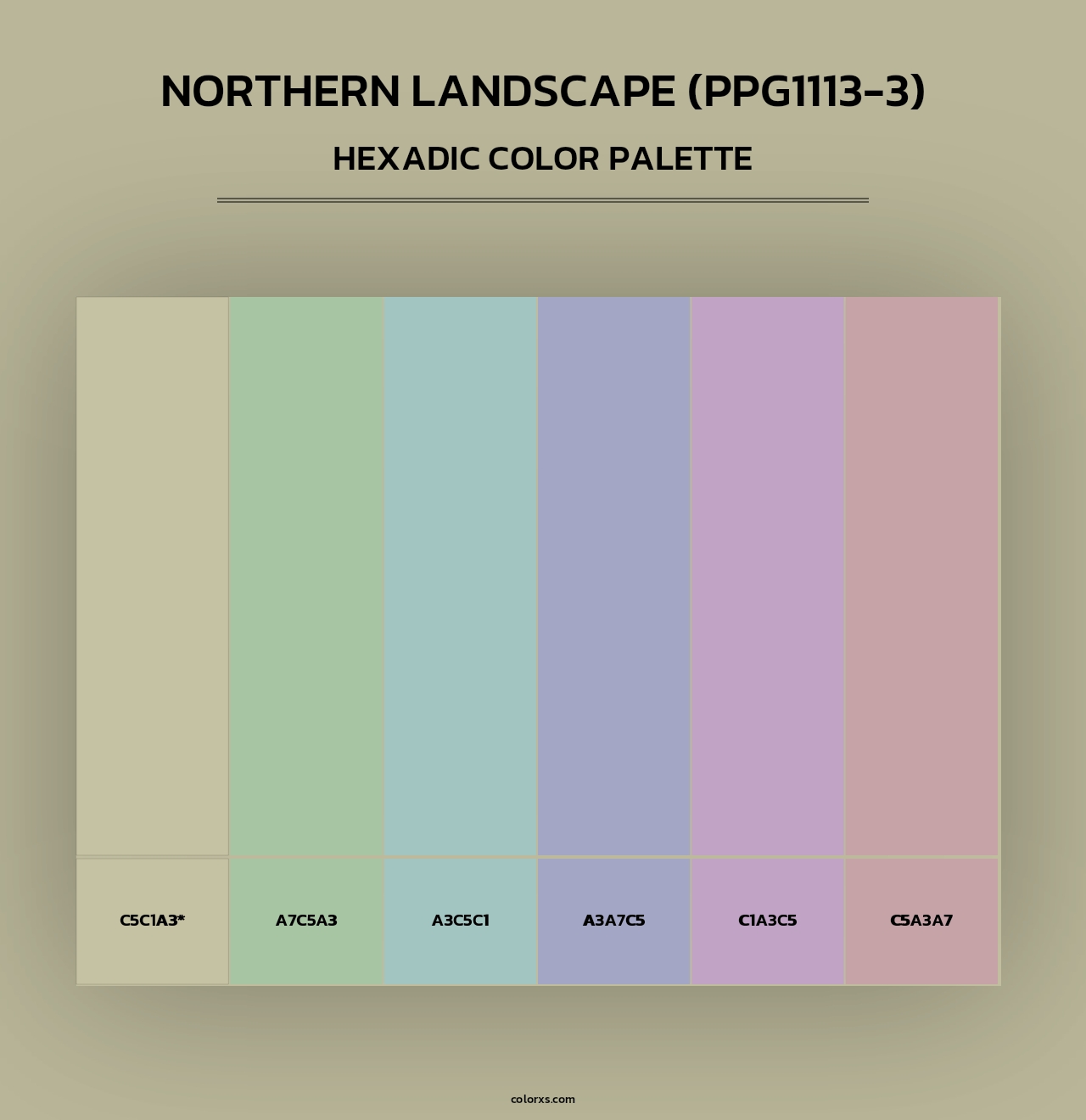 Northern Landscape (PPG1113-3) - Hexadic Color Palette