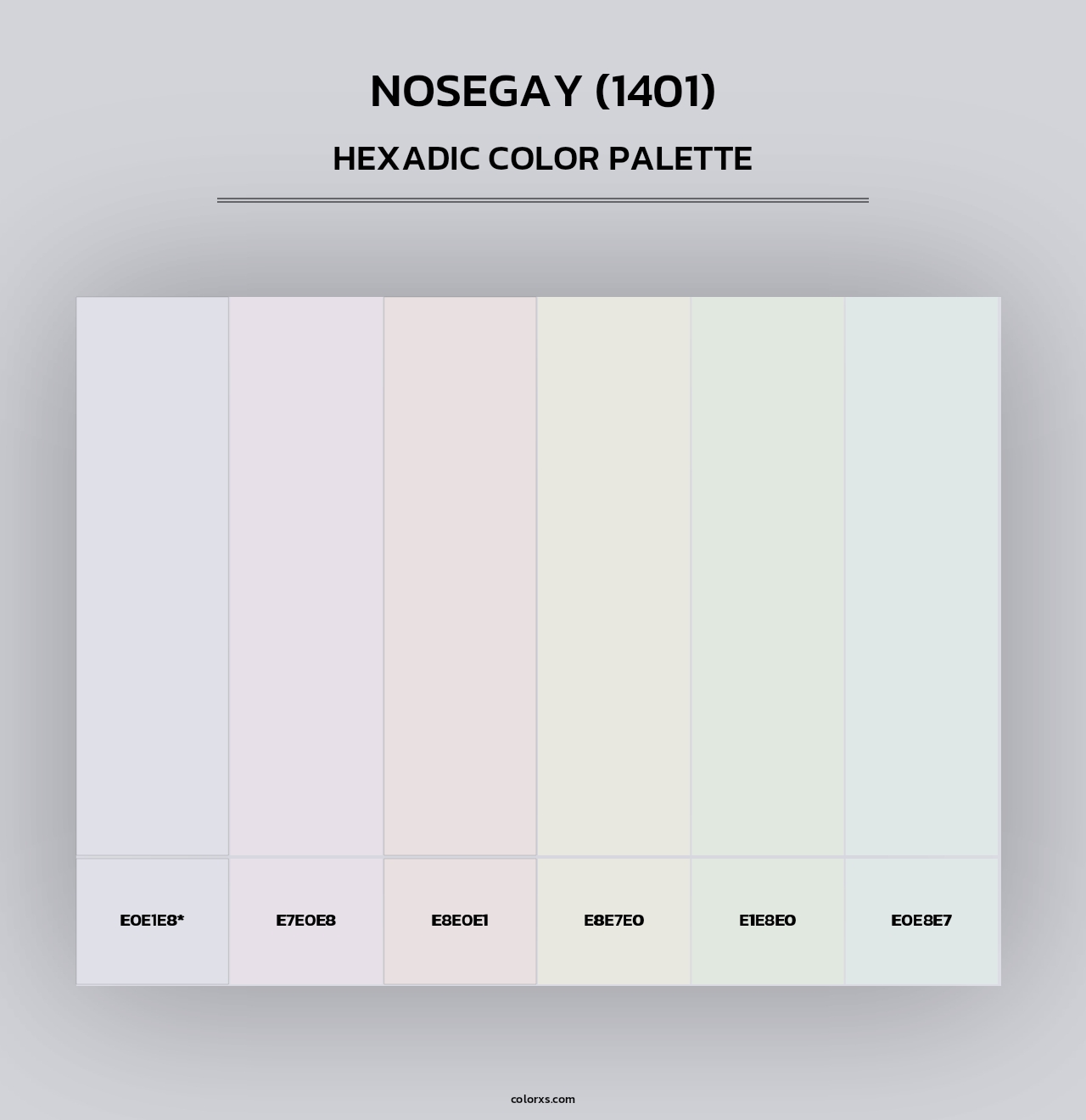Nosegay (1401) - Hexadic Color Palette