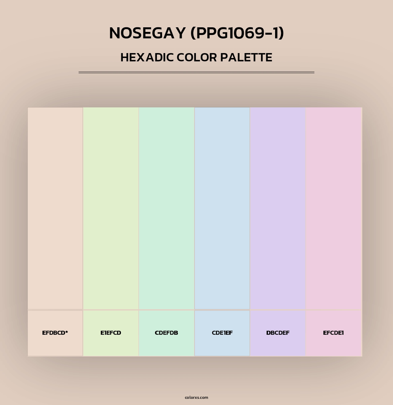 Nosegay (PPG1069-1) - Hexadic Color Palette