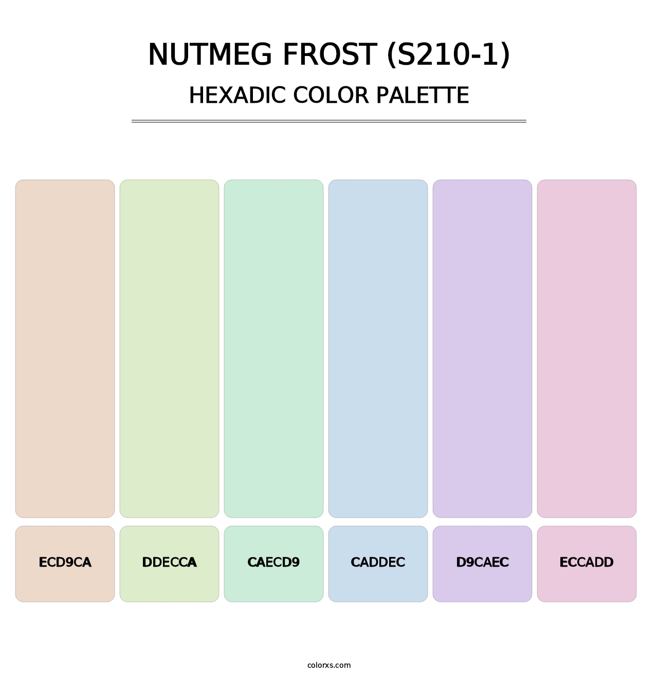 Nutmeg Frost (S210-1) - Hexadic Color Palette