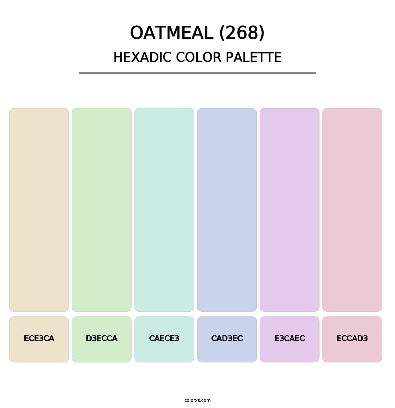 Oatmeal (268) - Hexadic Color Palette