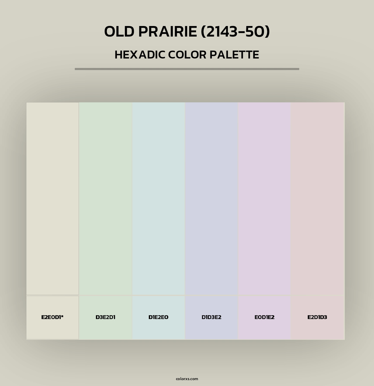 Old Prairie (2143-50) - Hexadic Color Palette