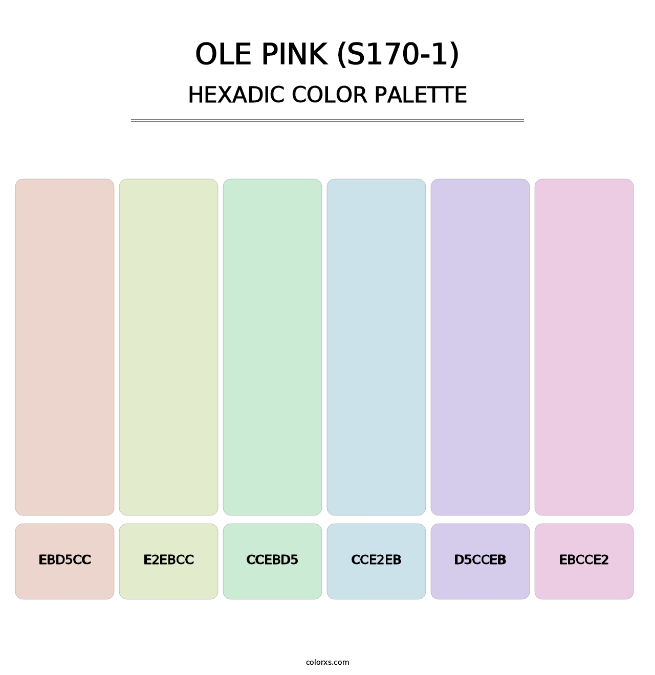 Ole Pink (S170-1) - Hexadic Color Palette