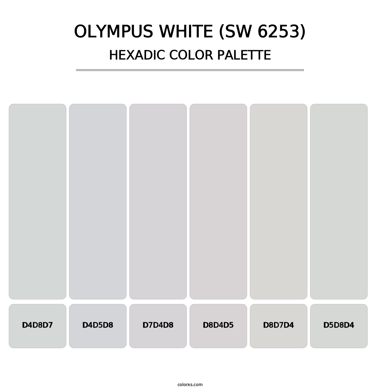Olympus White (SW 6253) - Hexadic Color Palette