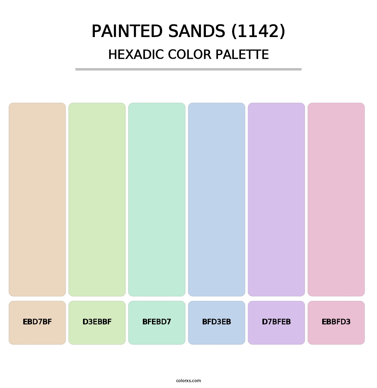Painted Sands (1142) - Hexadic Color Palette