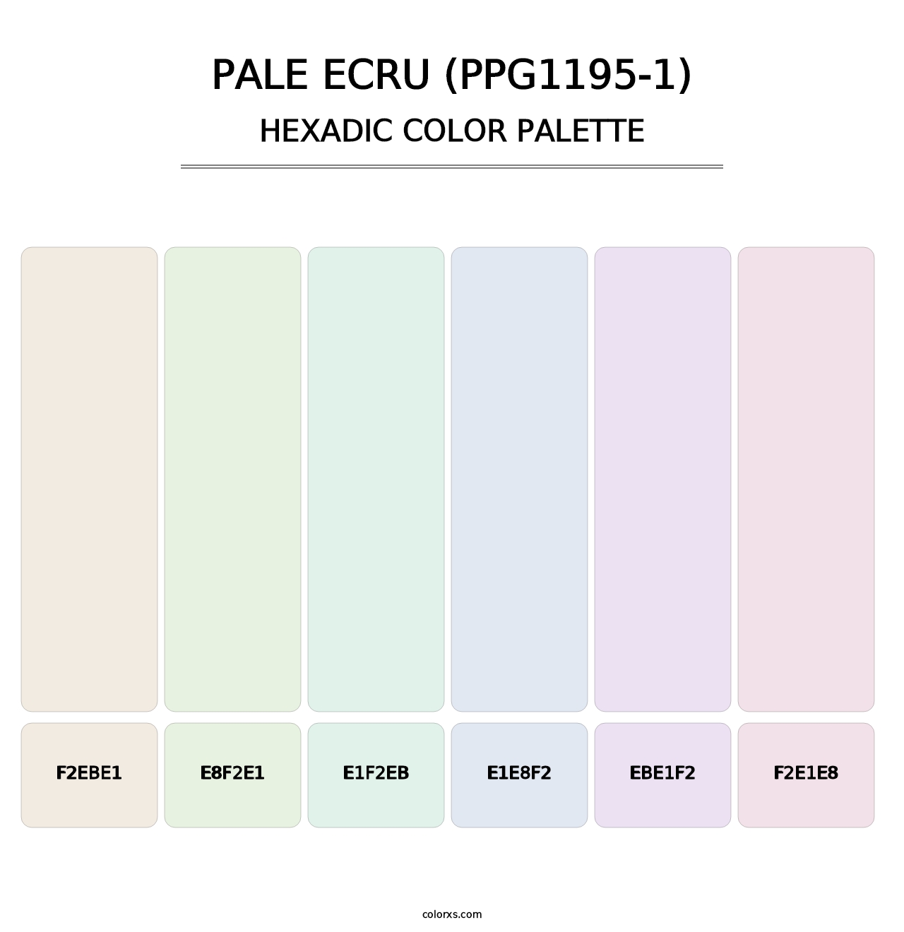 Pale Ecru (PPG1195-1) - Hexadic Color Palette