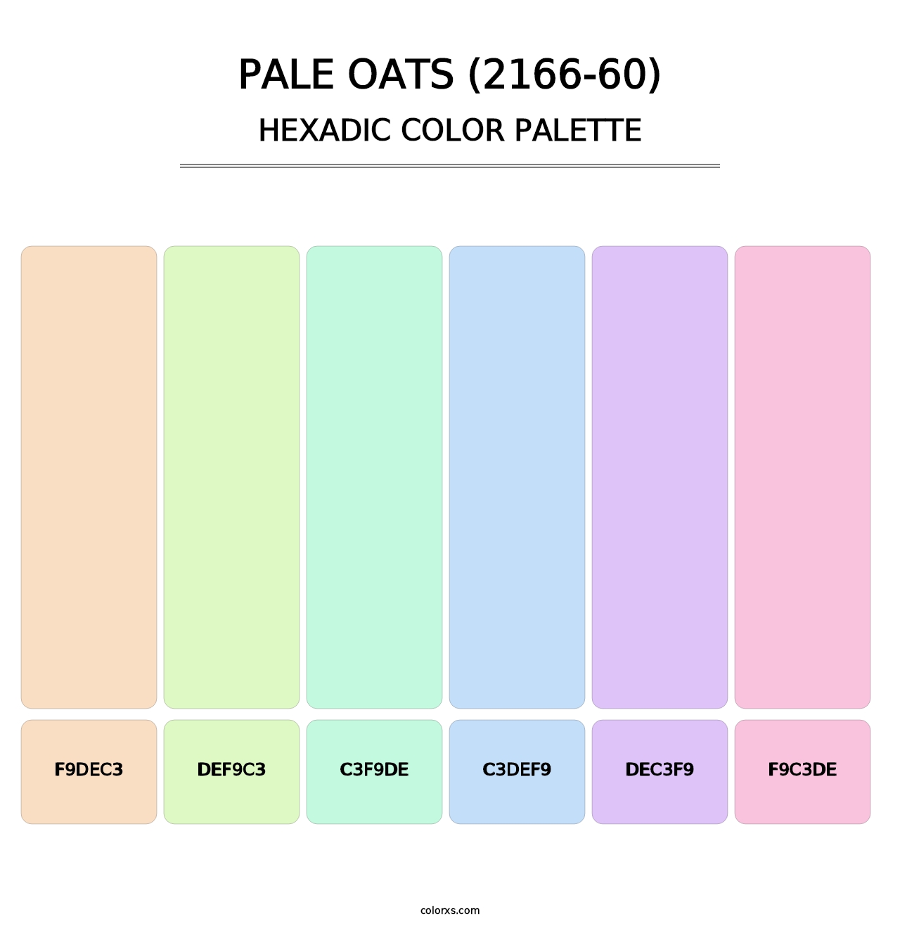 Pale Oats (2166-60) - Hexadic Color Palette