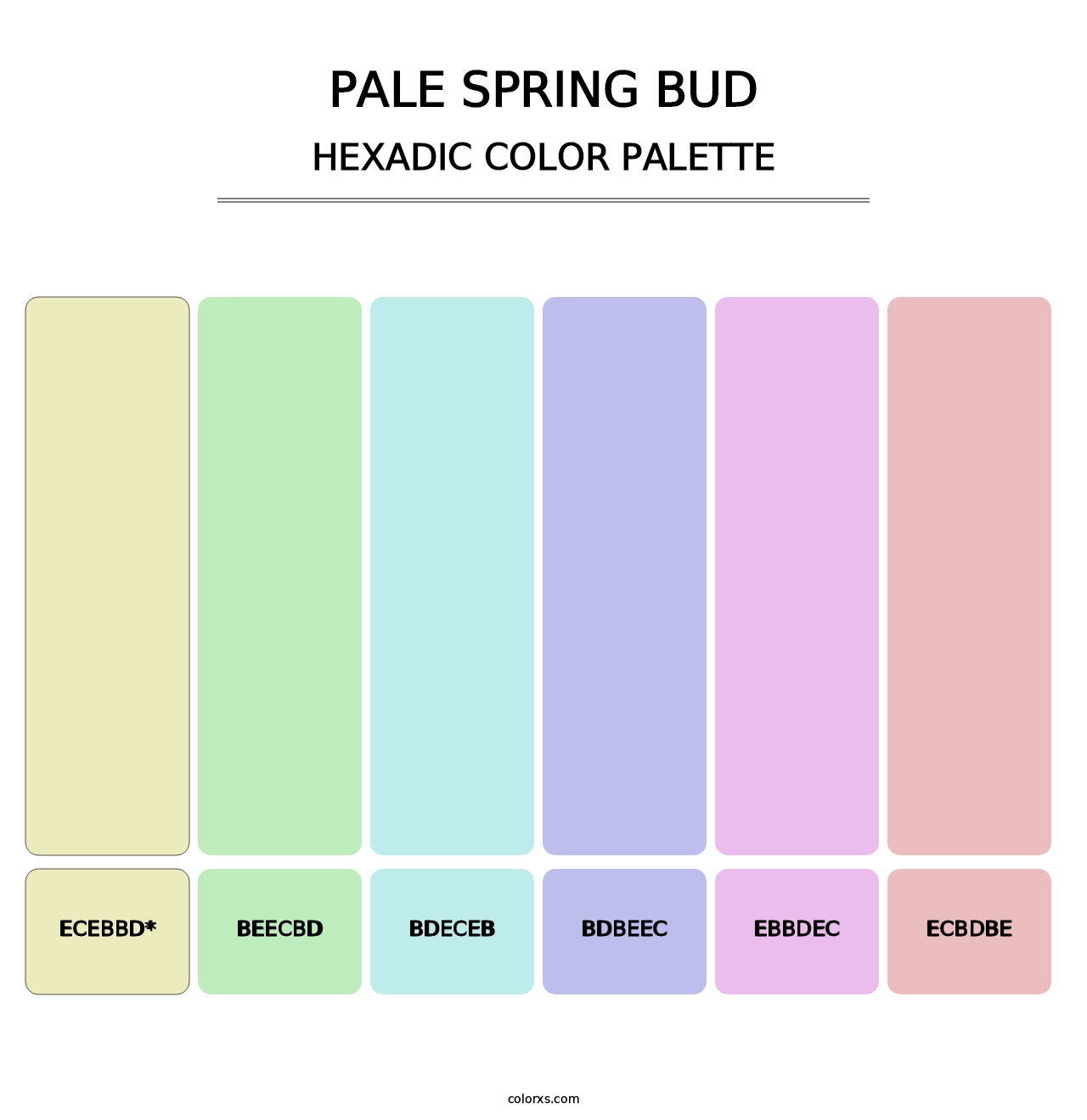 Pale Spring Bud - Hexadic Color Palette