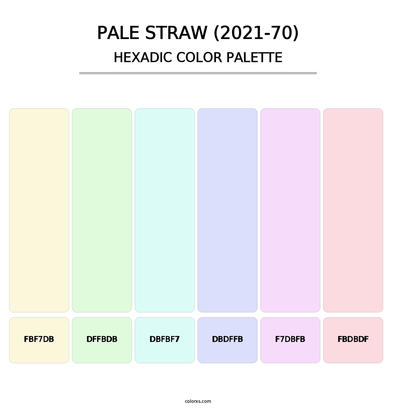 Pale Straw (2021-70) - Hexadic Color Palette