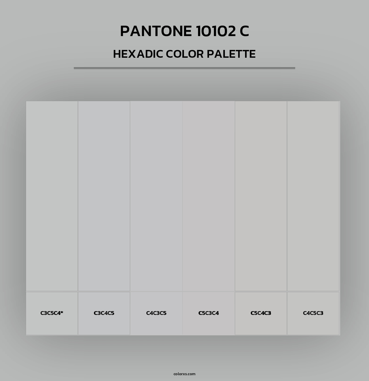 PANTONE 10102 C - Hexadic Color Palette