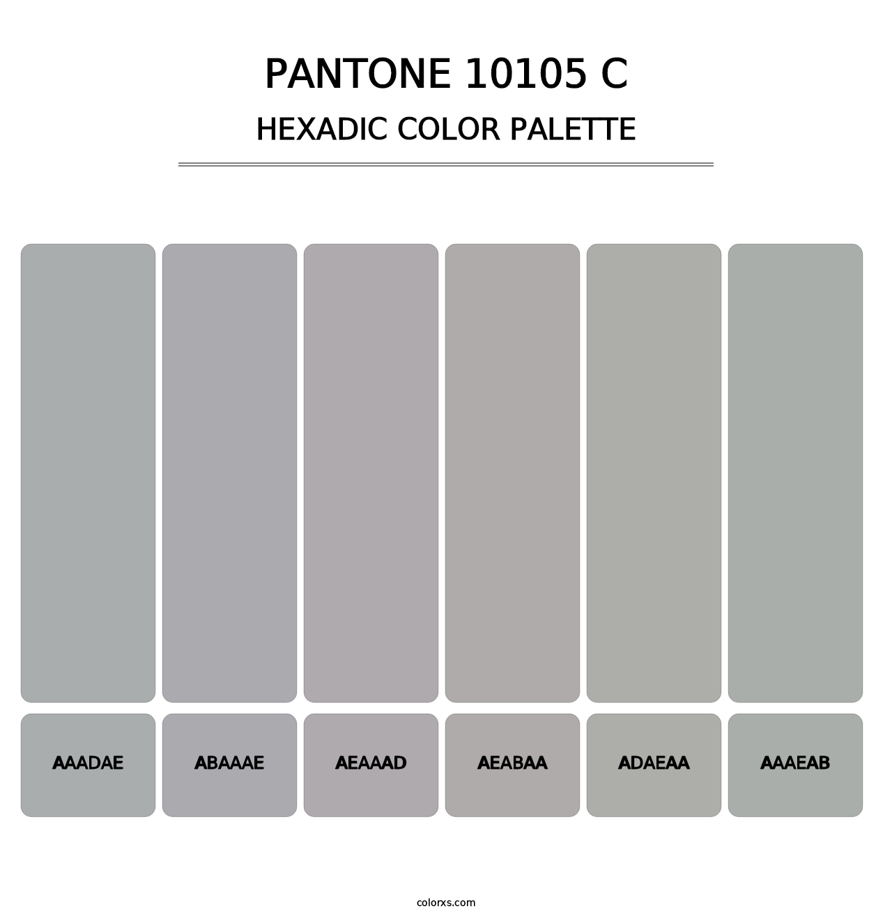 PANTONE 10105 C - Hexadic Color Palette