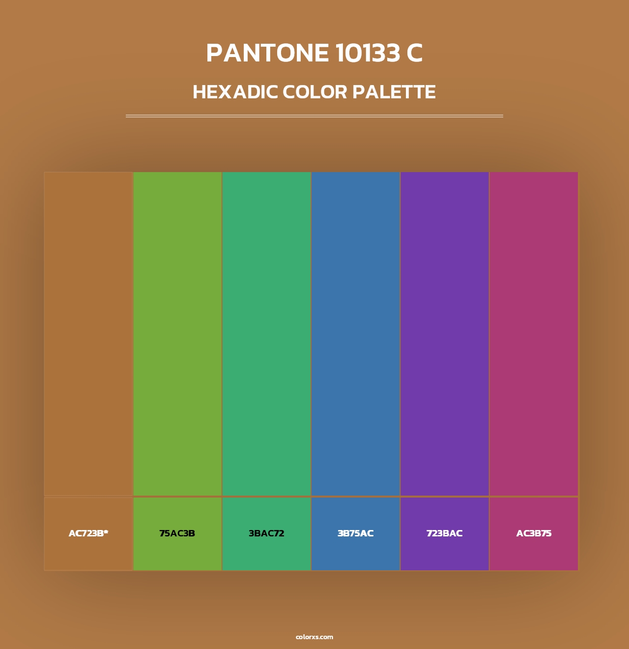 PANTONE 10133 C - Hexadic Color Palette