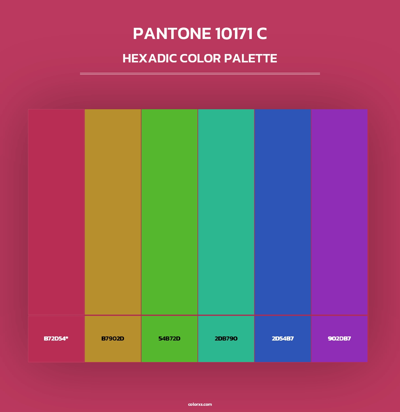 PANTONE 10171 C - Hexadic Color Palette