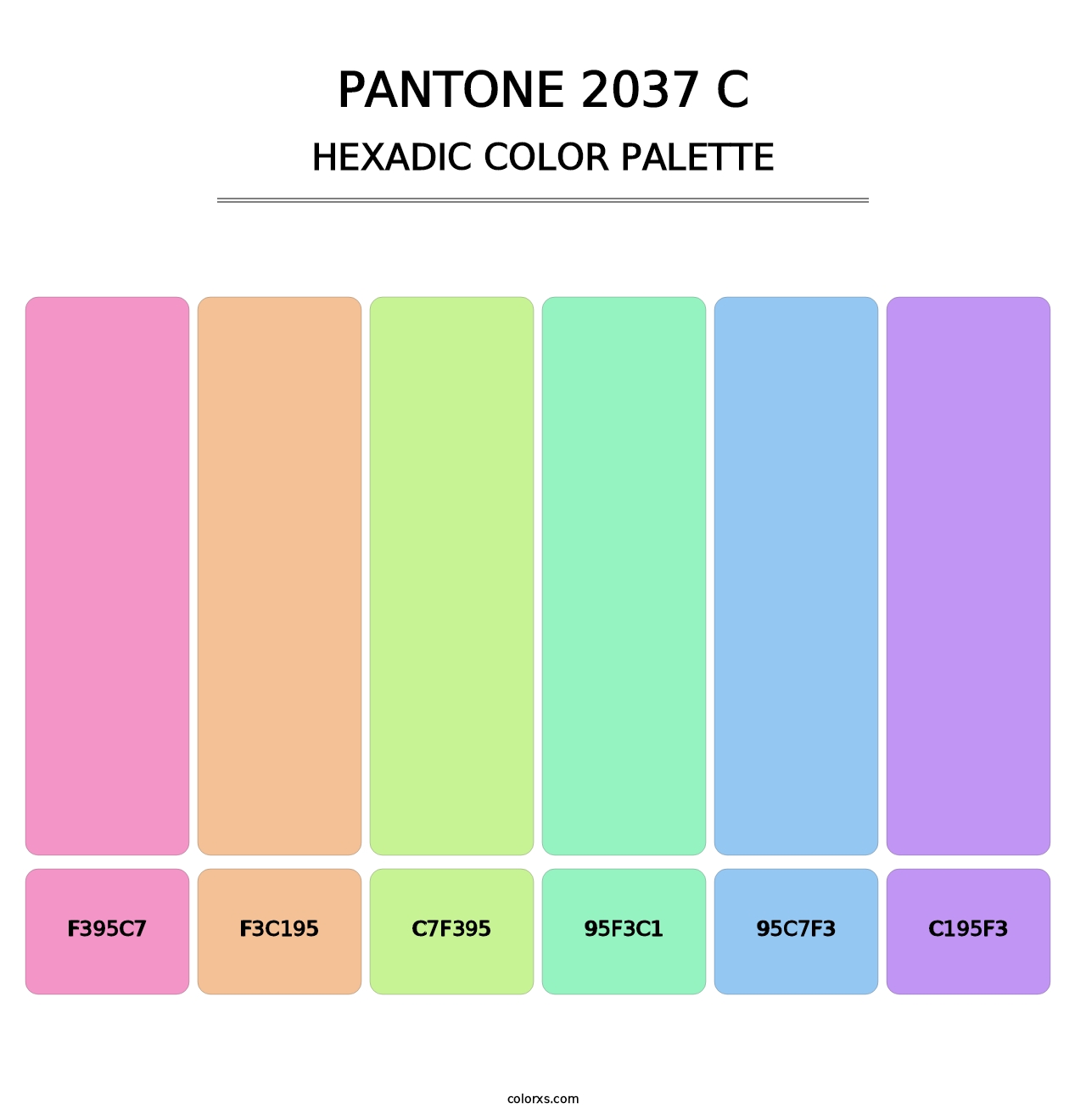 PANTONE 2037 C - Hexadic Color Palette
