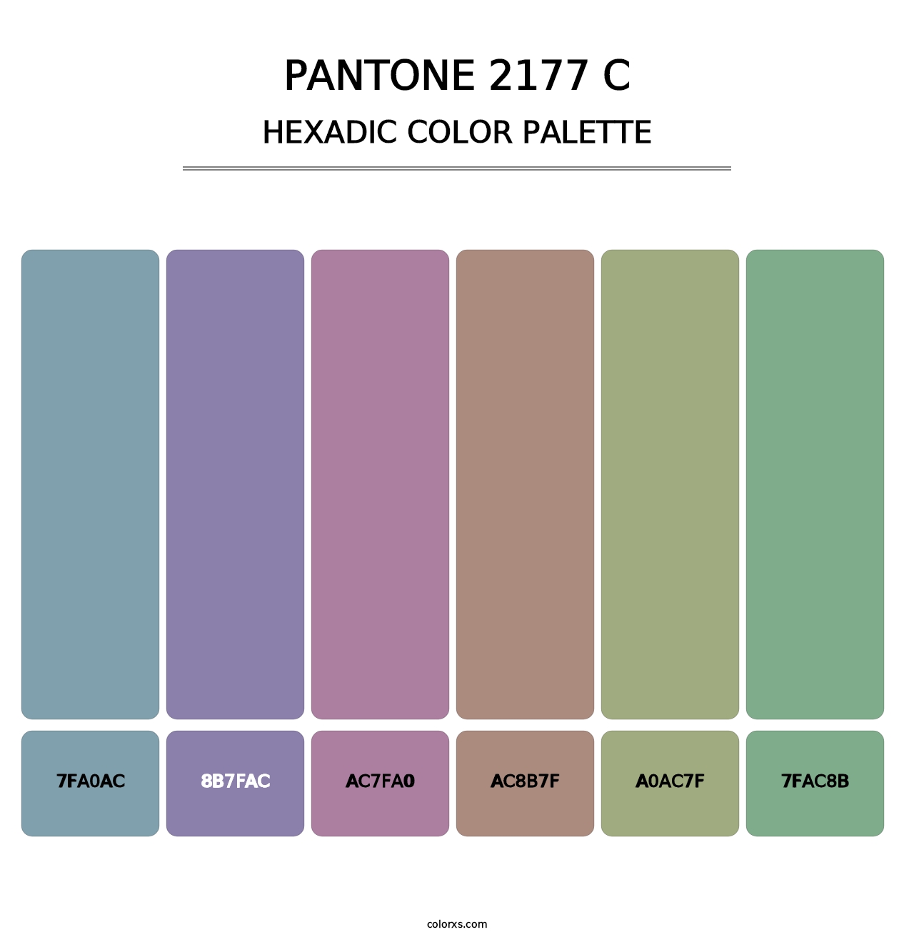 PANTONE 2177 C - Hexadic Color Palette