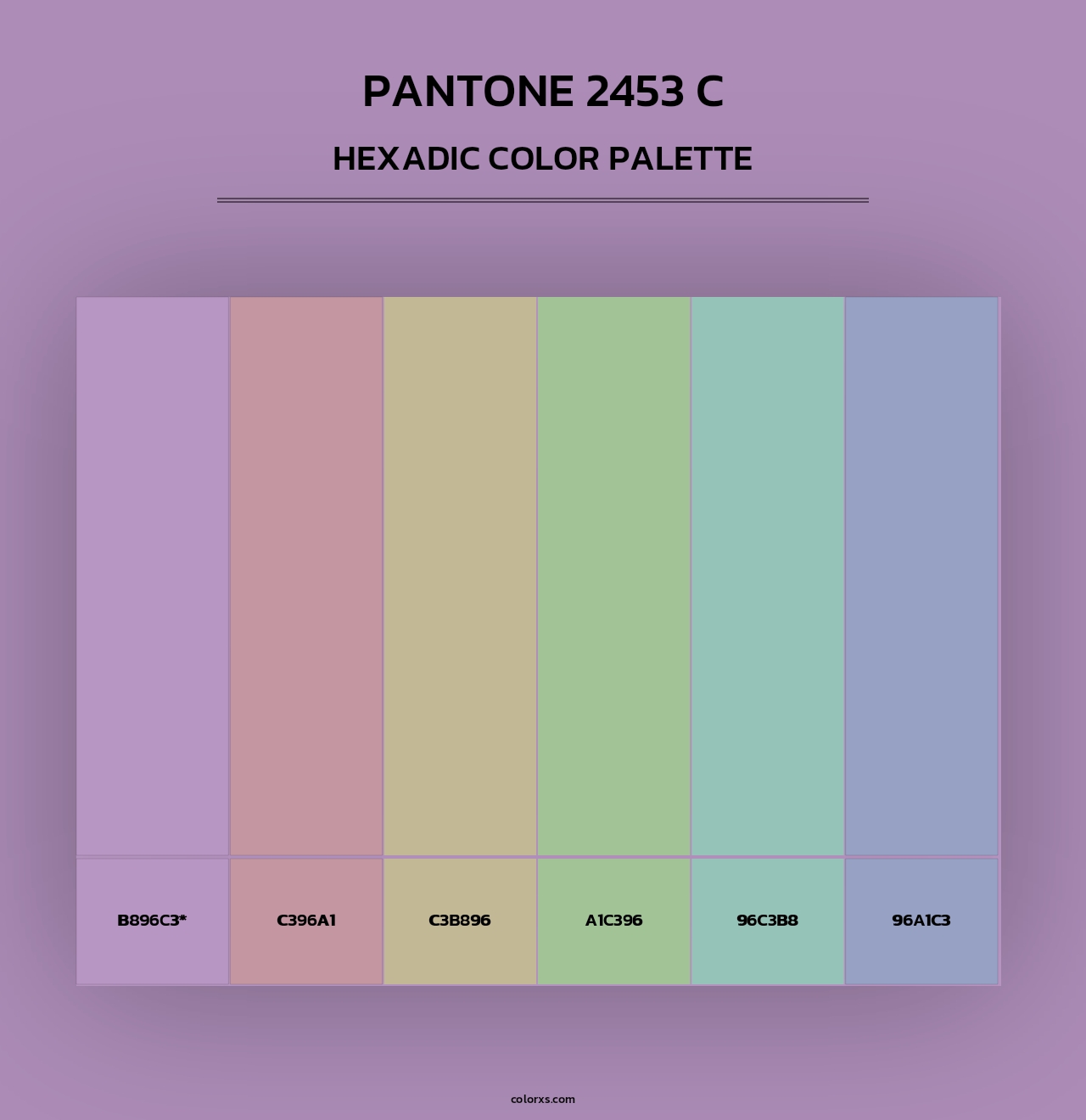 PANTONE 2453 C - Hexadic Color Palette