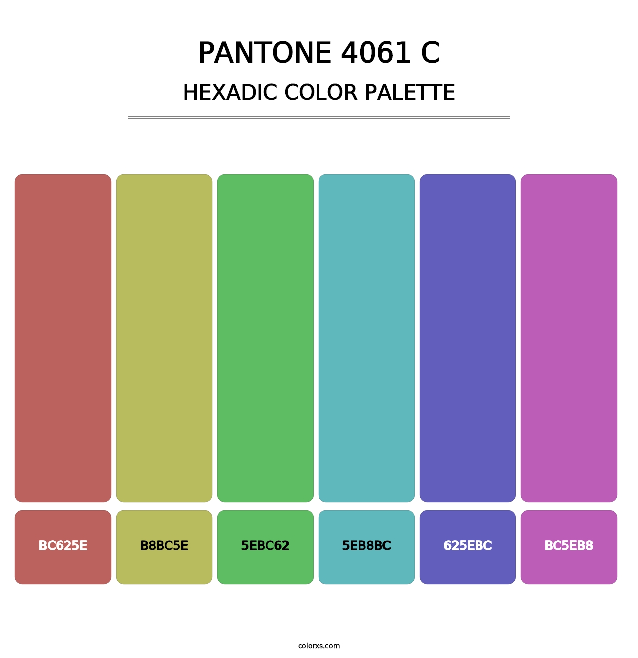 PANTONE 4061 C - Hexadic Color Palette