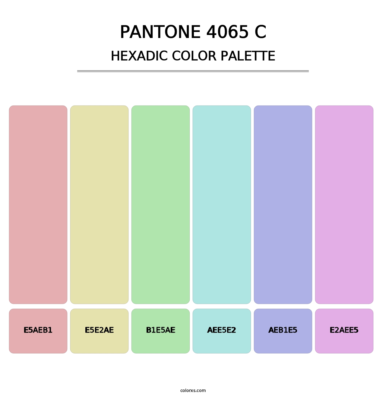 PANTONE 4065 C - Hexadic Color Palette