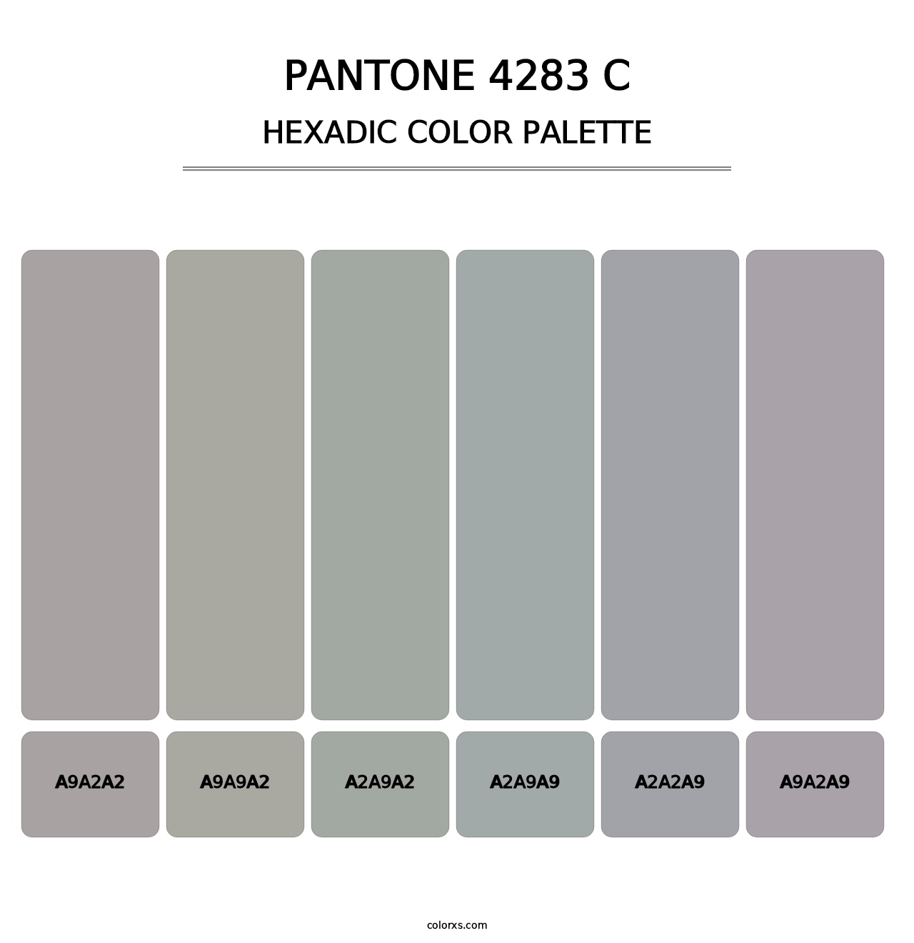 PANTONE 4283 C - Hexadic Color Palette