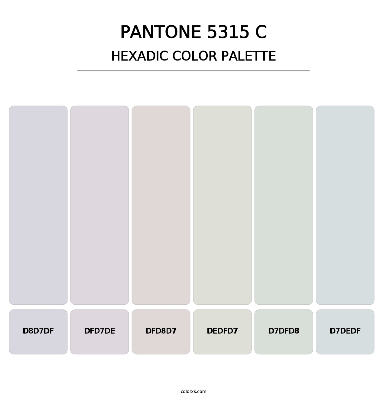 PANTONE 5315 C - Hexadic Color Palette