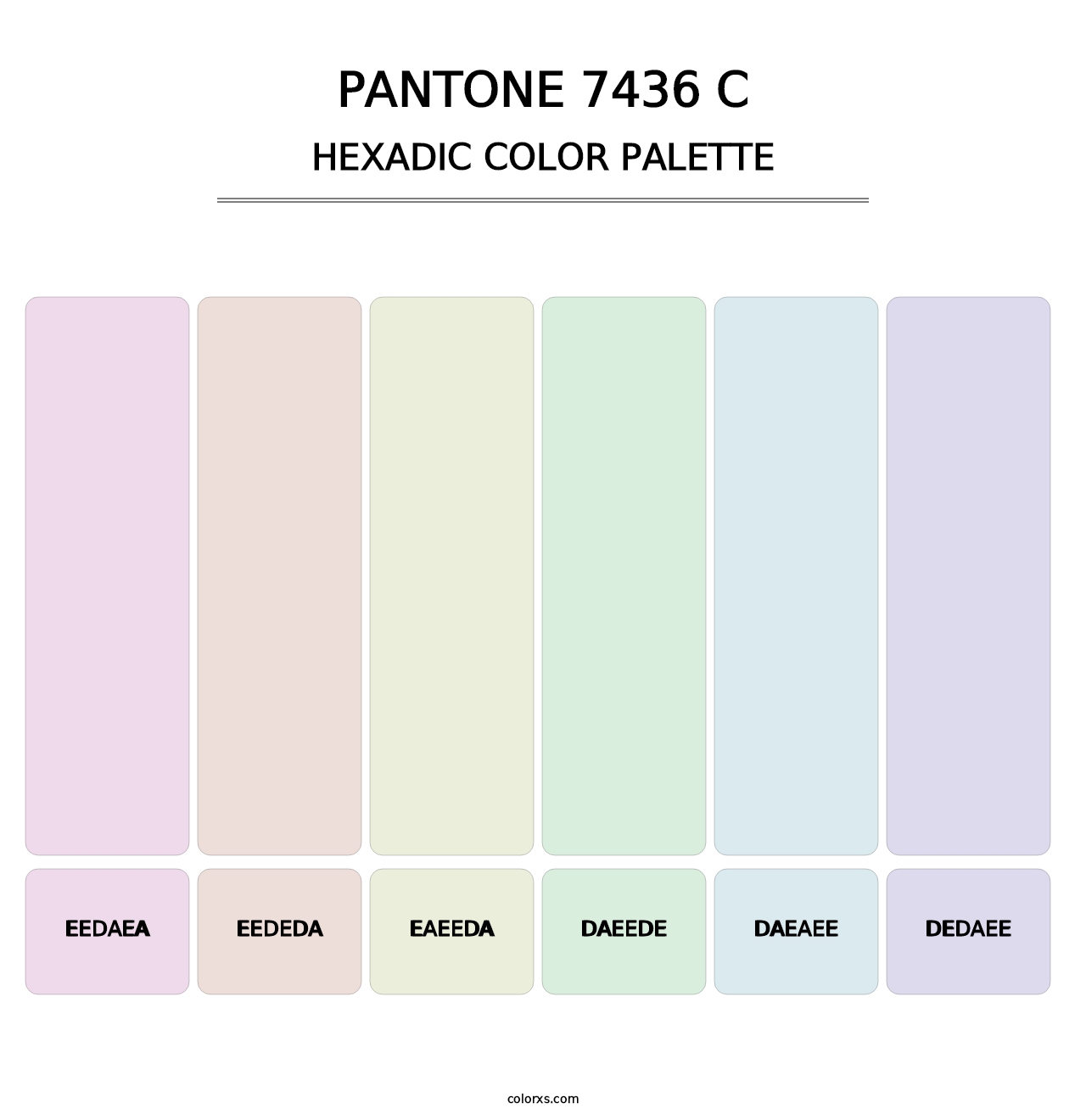 PANTONE 7436 C - Hexadic Color Palette